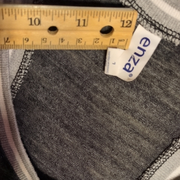Gray Tank Top with Ringer Style Trim - Picture 5 of 6